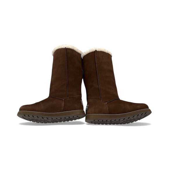 SKECHERS Womens Brown Suede Faux Fur Lined Winter Boots Womens 7.5 - Picture 4 of 9